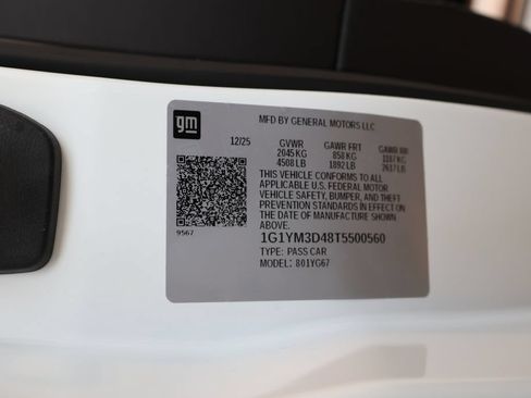 New 2026 Chevrolet Corvette E-Ray AWD/4WD image 51