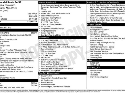 Used 2025 Hyundai Santa Fe SE image 7