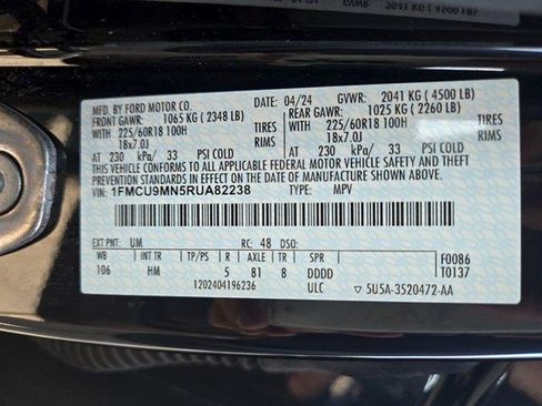 Certified 2024 Ford Escape ST-Line w/ Tech Pack #1 AWD/4WD image 27