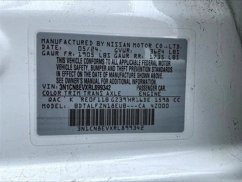 Certified 2024 Nissan Versa SV FWD image 6