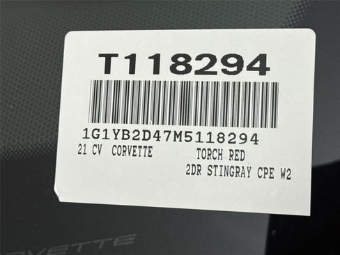 Used 2021 Chevrolet Corvette Stingray Preferred Cpe w/ Z51 Performance Package RWD image 46