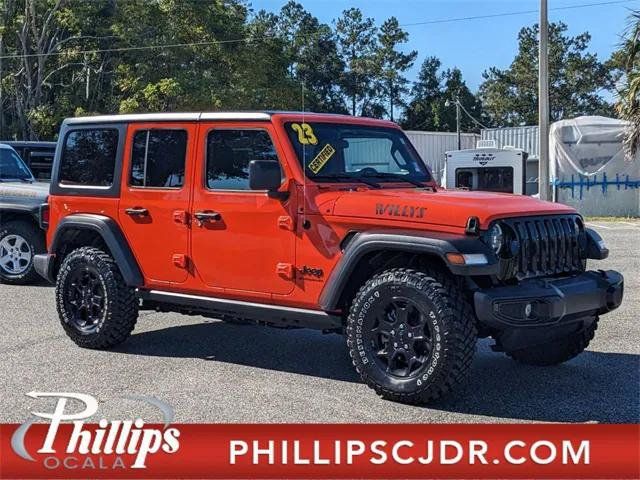 Certified 2023 Jeep Wrangler Unlimited Sport AWD/4WD image 1