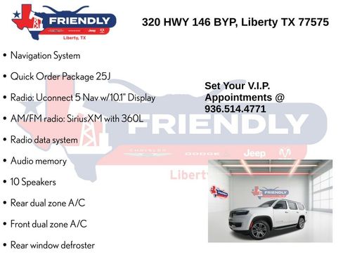 Used 2024 Jeep Wagoneer Series II w/ Flexible Seating Group RWD image 5