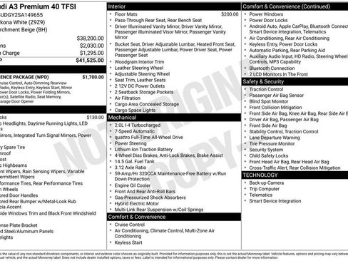 Used 2025 Audi A3 2.0T Premium w/ Convenience Package image 29