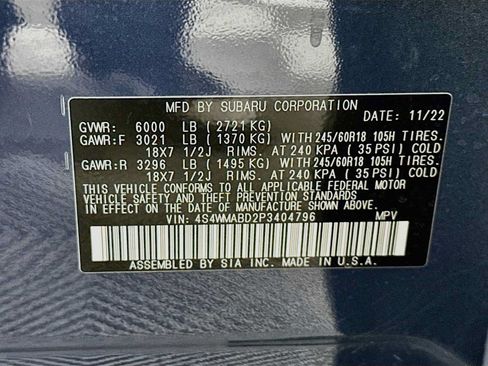 Certified 2023 Subaru Ascent Premium AWD/4WD image 30