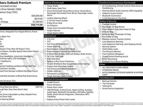 Used 2021 Subaru Outback Premium image 7
