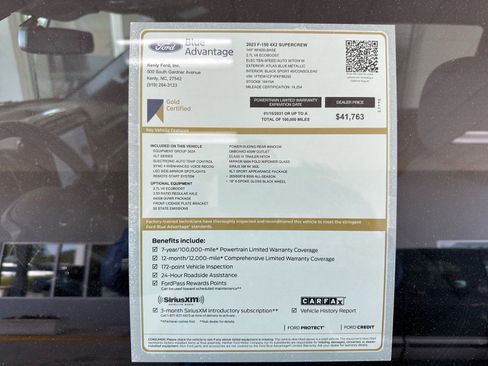 Certified 2023 Ford F150 XLT w/ Equipment Group 302A High image 4