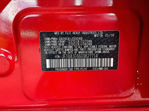 Used 2016 Subaru WRX Premium image 16