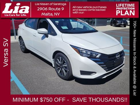 New 2025 Nissan Versa SV w/ Trunk Package image 1