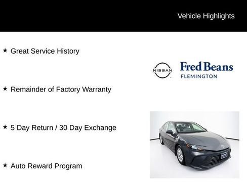 Used 2025 Toyota Camry LE w/ Convenience Package FWD image 6