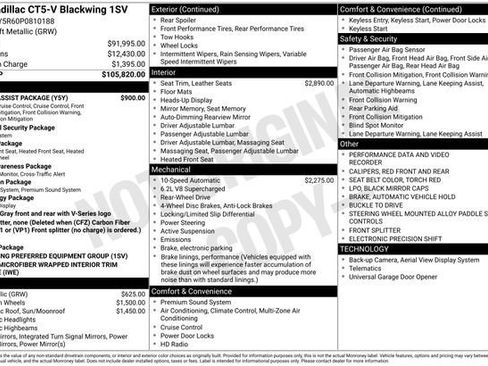 Certified 2023 Cadillac CT5 V Blackwing w/ Driver Assist Package RWD image 1