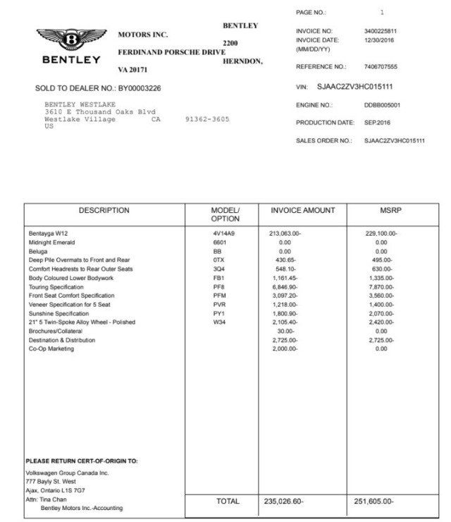 Used 2017 Bentley Bentayga AWD/4WD image 75