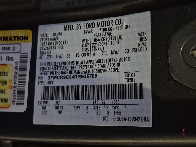Used 2024 Ford Bronco Sport Outer Banks w/ Tech Package AWD/4WD image 25