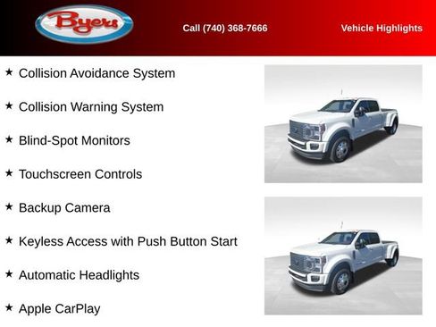 Used 2020 Ford F450 Platinum w/ FX4 Off-Road Package AWD/4WD image 11