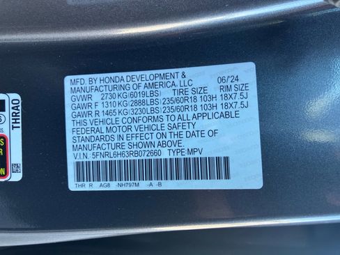 Certified 2024 Honda Odyssey EX-L image 35