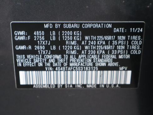 Used 2025 Subaru Outback Premium AWD/4WD image 37