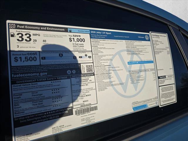 Certified 2026 Volkswagen Jetta Sport FWD image 20