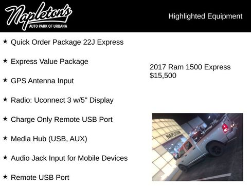 Used 2017 RAM 1500 Express w/ Express Value Package image 3