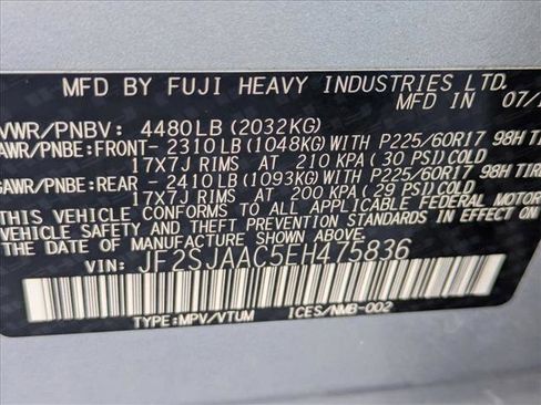 Used 2014 Subaru Forester 2.5i w/ Protection Package #1 image 14