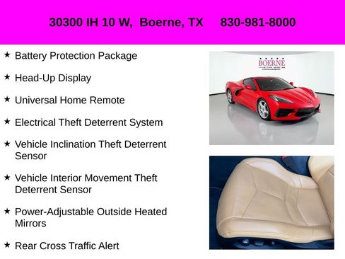 Used 2020 Chevrolet Corvette Stingray w/ 2LT Preferred Equipment Group image 34