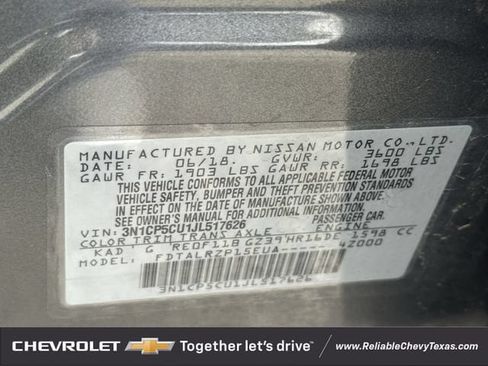 Used 2018 Nissan Kicks S w/ Interior Electronics Package FWD image 33