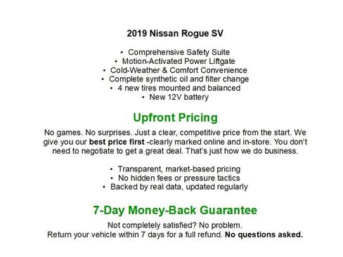 Used 2019 Nissan Rogue SV AWD/4WD image 2