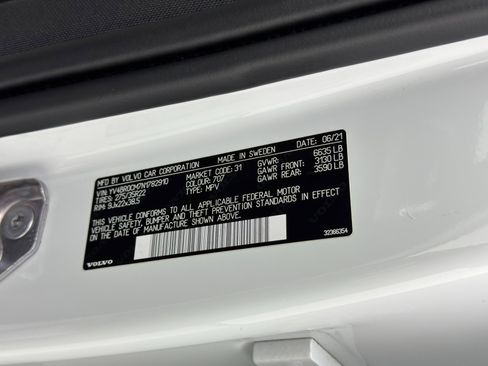 Used 2022 Volvo XC90 T8 R-Design w/ Advanced Package image 51