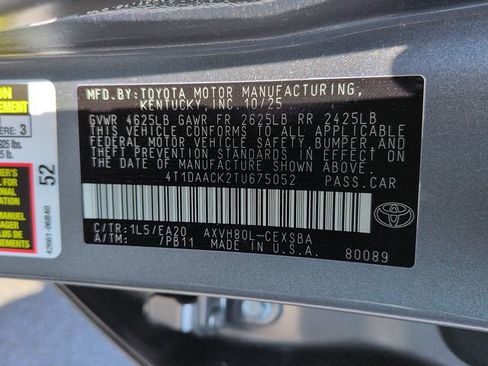 Used 2026 Toyota Camry SE w/ Convenience Package FWD image 15