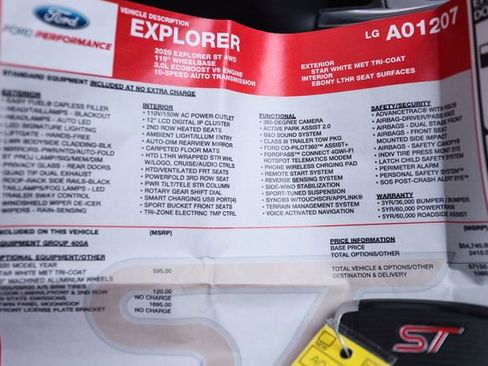 Used 2020 Ford Explorer ST AWD/4WD image 72