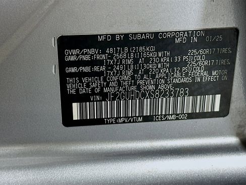 Used 2025 Subaru Crosstrek 2.0i Premium AWD/4WD image 12