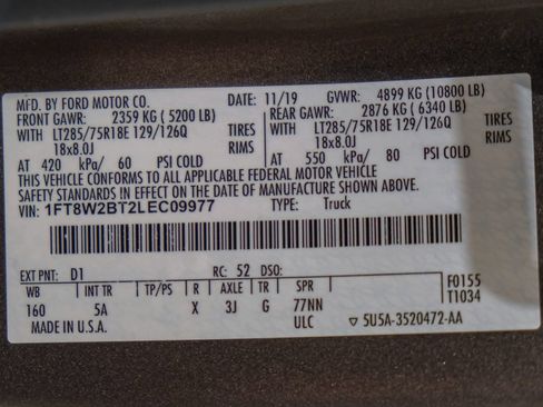 Used 2020 Ford F250 Lariat w/ Tremor Off-Road Package AWD/4WD image 69