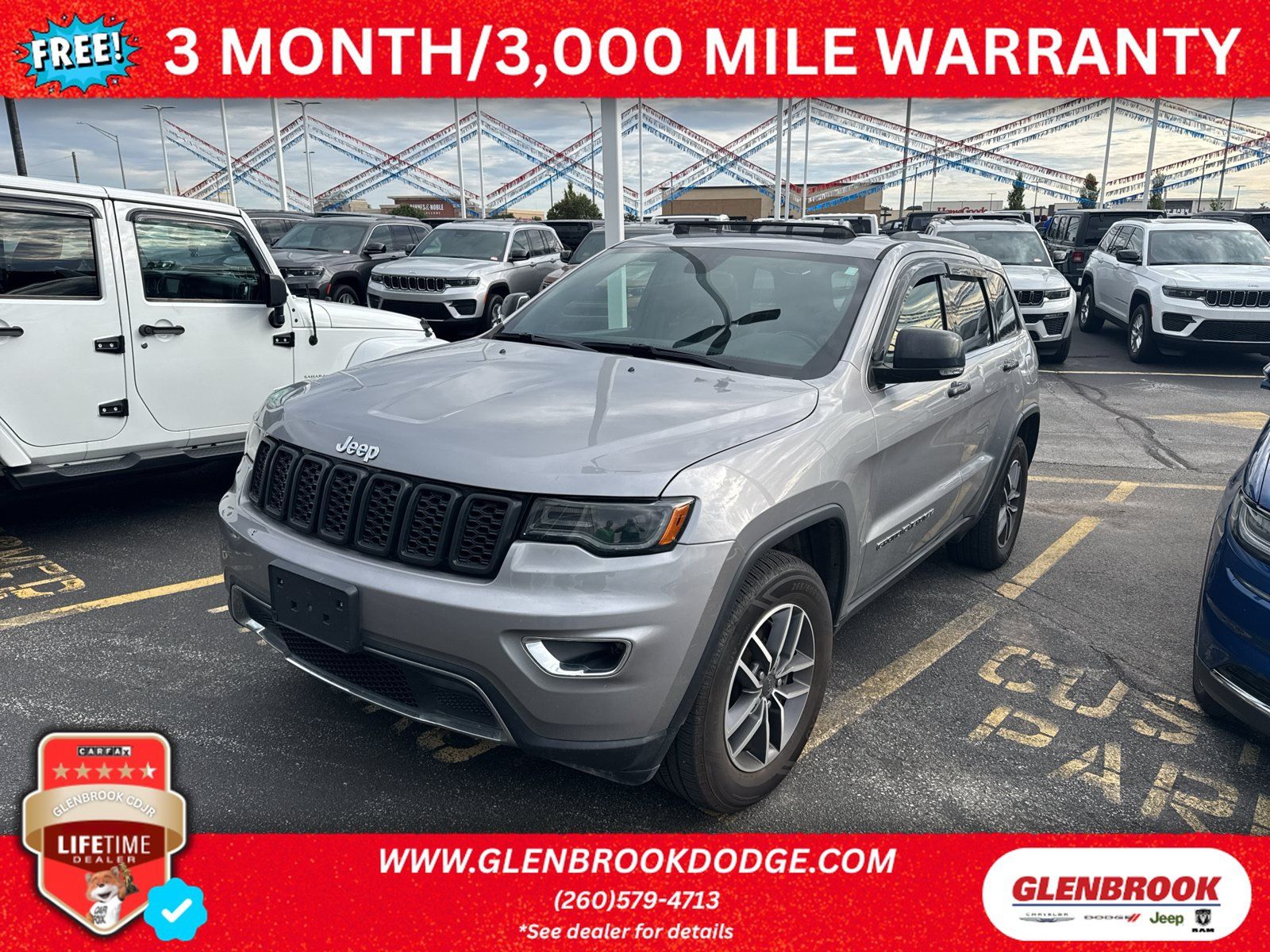 Used 2021 Jeep Grand Cherokee Limited w/ Premium Lighting Group AWD/4WD image 1