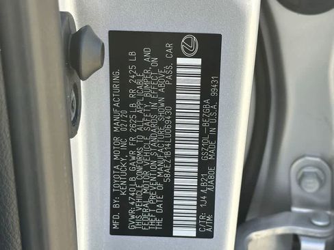 Used 2020 Lexus ES 350 w/ Luxury Package image 22