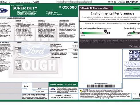 Used 2024 Ford F250 Lariat w/ Lariat Ultimate Package AWD/4WD image 9