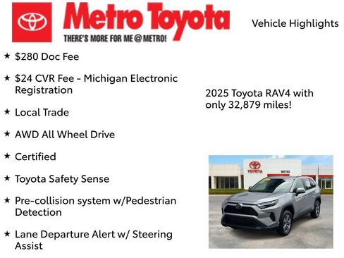Certified 2025 Toyota RAV4 XLE AWD/4WD image 8