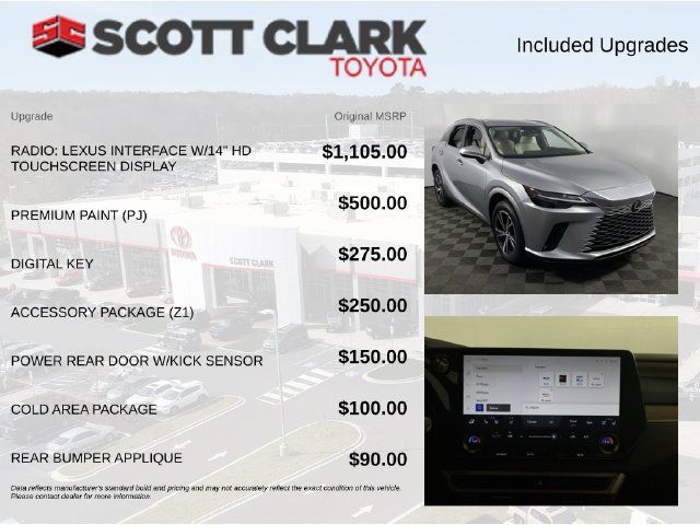 Used 2024 Lexus RX 350 Premium w/ Accessory Package (Z1) FWD image 8