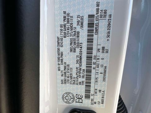 Used 2021 Ford F150 Lariat w/ Equipment Group 502A High image 37