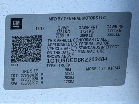 Used 2019 GMC Sierra 1500 SLT w/ SLT Premium Plus Package image 31