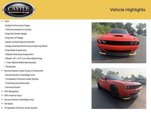 Used 2020 Dodge Challenger R/T Scat Pack w/ 1320 Plus Group RWD image 7