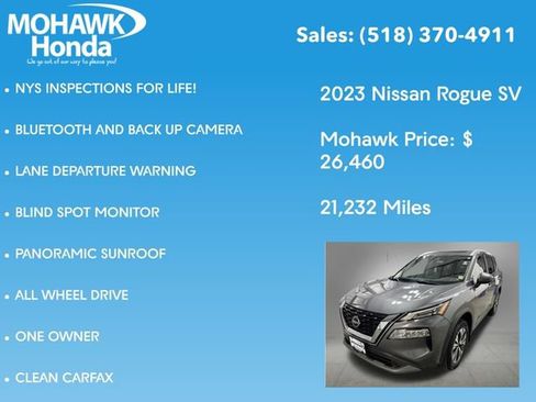 Used 2023 Nissan Rogue SV w/ SV Premium B Package AWD/4WD image 7