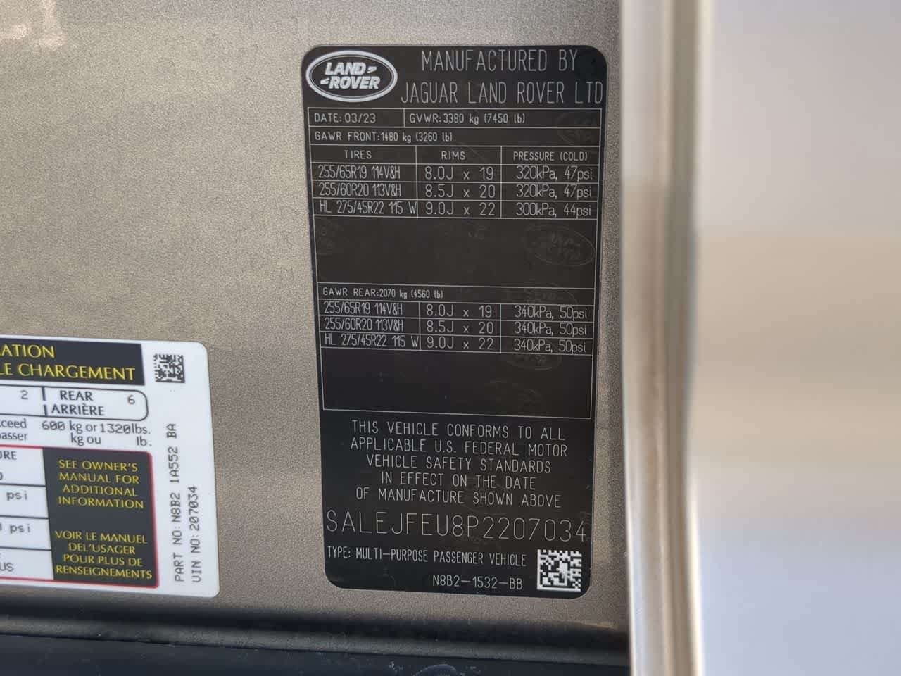Used 2023 Land Rover Defender 130 S AWD/4WD image 37