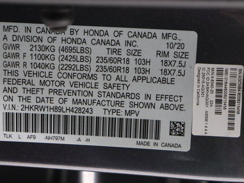 Used 2020 Honda CR-V EX-L image 43