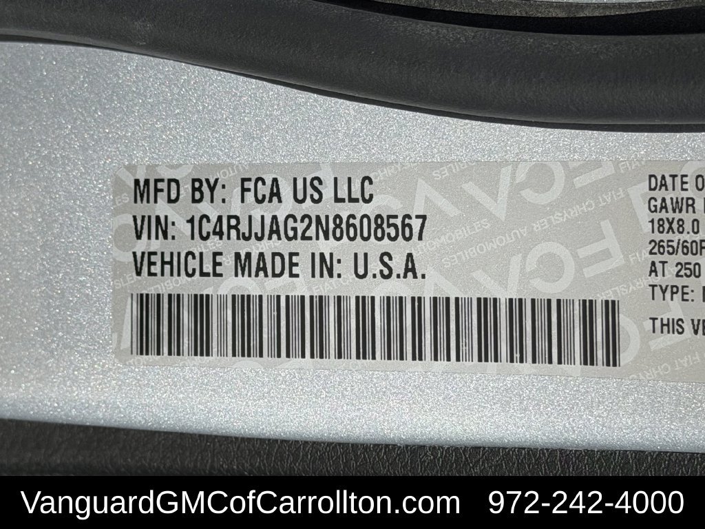 Used 2022 Jeep Grand Cherokee L Laredo w/ Luxury Tech Group I RWD image 33
