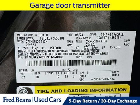 Certified 2023 Ford Expedition Max Limited AWD/4WD image 42