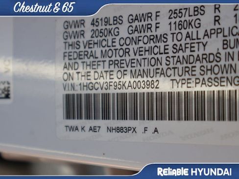 Used 2019 Honda Accord Touring image 41