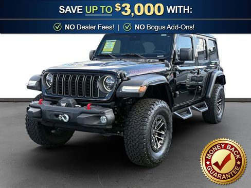 Used 2024 Jeep Wrangler Unlimited Rubicon w/ XTREMEE 35" Tire Package AWD/4WD image 1