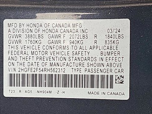 Used 2024 Honda Civic Sport image 26