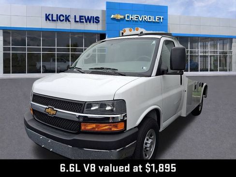 New 2025 Chevrolet Express 3500 w/ Power Convenience Package RWD image 1