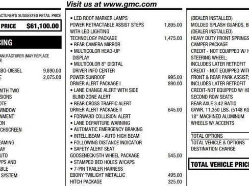 Certified 2022 GMC Sierra 2500 AT4 w/ AT4 Preferred Package image 2