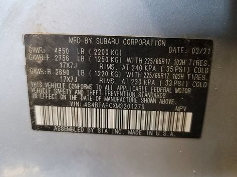 Used 2021 Subaru Outback Premium AWD/4WD image 36